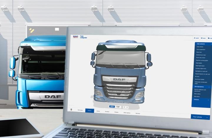 DAF truck configurator